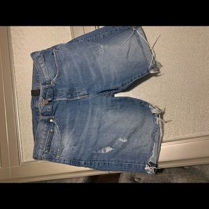 Forever 21 Blue Jean Shorts